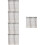 500Pcs White Nylon Cable Ties with Screw Holes Self-Locking Fixing Use 11