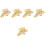 5Pcs Delicate White Rotating Watch Charm Lightweight Decorative Loop 3