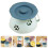 2Pcs Handheld Plastic Urinal Pot with Lid Elder Chamber Pot for Home 8