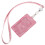 5Sets Rosy Protective Work Badge Holder with Hanging Lanyard Design 3