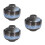 3Pcs Lidded Ceramic Stew Pot for Kitchen Soup Steamed Egg and Desserts 10