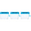 3Pcs Manual Paper Shredder Blue Household Office Accessory 7