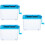 3Pcs Manual Paper Shredder Blue Household Office Accessory 10