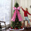 Extra Large Red Satin Bow Tree Topper 117 cm 3