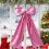 Extra Large Red Satin Bow Tree Topper 117 cm 5
