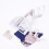 Sewing Machine Folder Silver Lightweight Fabric 1Pack 5