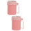 2Ensembles Coupes Soupe Céréales Rose Portables 7
