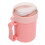 2Ensembles Coupes Soupe Céréales Rose Portables 9