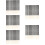 60Pièces Bâtonnets Brillants Bois Usage Couleurs Variées 10