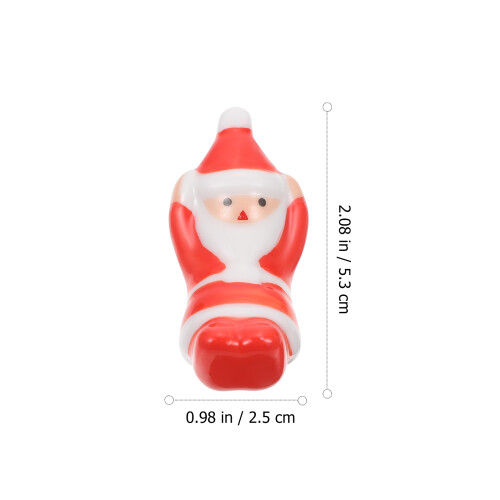 5Pcs Christmas Themed Ceramic Chopstick Holders Red Spoon Rests 1