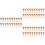 60Pièces Boucles Dorées Pour Lacets Kit Réparation Bottes DIY 5