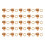 60Pièces Boucles Dorées Pour Lacets Kit Réparation Bottes DIY 10