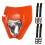 2Pcs Motocross Headlight Orange Plastic Compact Motorcycle Light 2