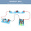 Mini DC Motor Kit for Educational Science Experiments, Assorted Color Plastic and Metal Parts for Projects 2