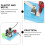 Mini DC Motor Kit for Educational Science Experiments, Assorted Color Plastic and Metal Parts for Projects 6