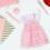 Μίνι Ρούχα για Κούκλες Φόρεμα Ροζ Απλό Design2Dresses 2
