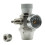 2X Akvarium CO2-Regulator 2000psi Tryckmätare för 6 mm Sugrör 5/8-18UNF 9