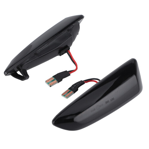 Φως πλευρικής σήμανσης LED Canbus χωρίς σφάλματα, Plug and Play, κεχριμπαρένιο φως, φιμέ 1