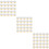 75Pcs Golden Cake and Dessert Containers Reusable Cover Storage Cups 2