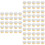 75Pcs Golden Cake and Dessert Containers Reusable Cover Storage Cups 3