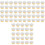 75Pcs Golden Cake and Dessert Containers Reusable Cover Storage Cups 8
