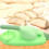 3Sets Practical Green Dumpling Presser Dough Press for Kitchen Use 4