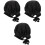 3pcs Unique Simple Stretchy Home Sleeping Hat Waterproof Bathing Hat 3