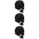 3pcs Unique Simple Stretchy Home Sleeping Hat Waterproof Bathing Hat 8
