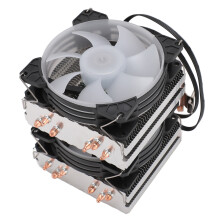 Disipatore ad aria a doppia torre per CPU con ventole da 90 mm | 6 tubi di calore, 115x98x135 mm