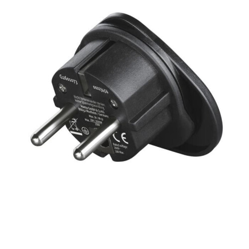 Hama HAMA potovalni adapter črne barve 223454 1