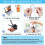 Sublimation Keychain Blanks Bulk 240Pcs Keychain Blanks Set with Rectangle Sublimation Blanks,for DIY Keychain Crafting 4