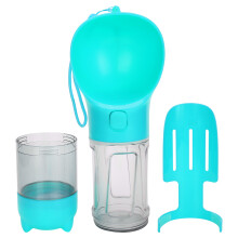 Leak Proof Design Pet Water Dispenser, Portable Dog Water Bottle With One Button Water Lock And Wide Sink Bowl For All Dog Sizes