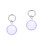 2Pièces En Tpu Durable Violet Pour À 3