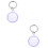 2Pièces En Tpu Durable Violet Pour À 5