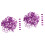 200Pièces Anneaux De Marquage Poulet Violet Réutilisables Faciles 3