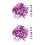 200Pièces Anneaux De Marquage Poulet Violet Réutilisables Faciles 4