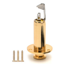 Prise jack de sortie pour guitare avec boîtier métallique de qualité supérieure, compatibilité universelle 6,35 mm, durable et haute