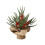 Mini artificial Christmas tree with red berries and pine 3