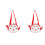 2St Kinderstrandtas Mesh Rood En Stevige Opbergtas 2