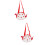 2St Kinderstrandtas Mesh Rood En Stevige Opbergtas 7