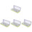 4Sets Student Drawing Tools Green Multi-Functional Ruler Compass Kit 7