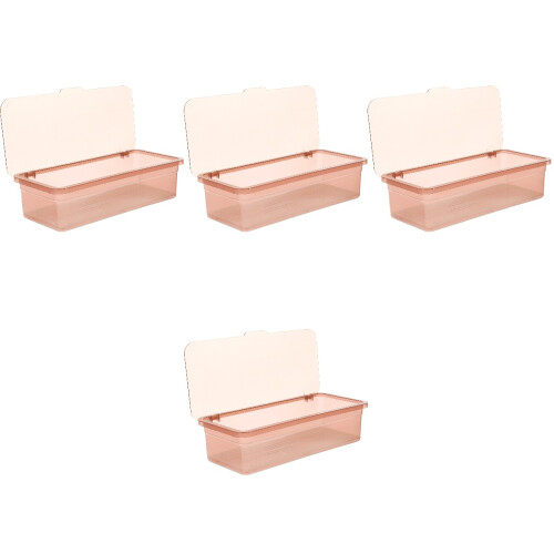 4Pcs Transparent Storage Box Flatware Storage Organizer 1