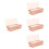 4Pcs Transparent Storage Box Flatware Storage Organizer 5