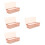 4Pcs Transparent Storage Box Flatware Storage Organizer 6
