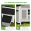 PawHut PawHut Wooden Chicken Coop with Pull-Out Tray & Nesting Box 5