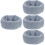 4Pièces Cache-Oreilles Doux Chaud Portable Multi-Fonctions 5