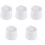 5Sets White Dessert Packaging Boxes Durable Double Layer Storage 3