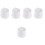 5Sets White Dessert Packaging Boxes Durable Double Layer Storage 4