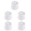5Sets White Dessert Packaging Boxes Durable Double Layer Storage 6
