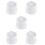 5Sets White Dessert Packaging Boxes Durable Double Layer Storage 8